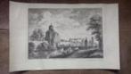 orig. Gravure wittevrouwenpoort utrecht basan 1740-1755., Antiek en Kunst, Kunst | Etsen en Gravures, Ophalen