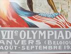 Affiche 1920 Antwerpen Olympische Spelen uit 1972, Verzamelen, Posters, Verzenden