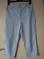 3/4 broek Miss Etam wit/bleu maat 42, Blauw, Maat 42/44 (L), Ophalen of Verzenden, Zo goed als nieuw