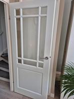 Binnendeur met glas, 80 tot 100 cm, Binnendeur, Ophalen of Verzenden, 200 tot 215 cm