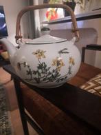 Vintage Theepot met Bloemenmotief, Ophalen of Verzenden, Zo goed als nieuw