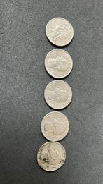 5 Amerikaanse Quarter Dollars (1 uit 1968), Postzegels en Munten, Munten | Amerika, Ophalen of Verzenden, Noord-Amerika