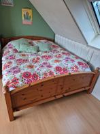 Slaapkamer, bed, kast en nachtkastje, Ophalen, Gebruikt, Tweepersoons, Landelijk