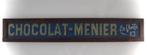 Groot houten reclame bord Chocolat-Menier/Cacao/chocolaterie, Ophalen of Verzenden, Zo goed als nieuw, Reclamebord