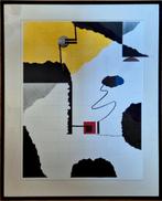 Collage #1  "Shadow of Knowledge"  Kunstenaar Dirk Hakze, Antiek en Kunst, Kunst | Schilderijen | Abstract, Ophalen of Verzenden