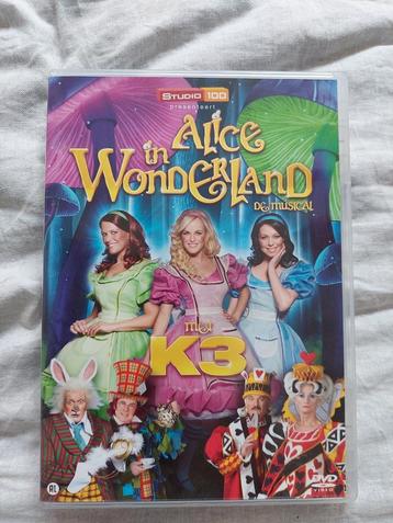 Dvd Studio100 musical K3 Alice in Wonderland beschikbaar voor biedingen