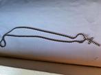 Rebel en rose ketting + 2 hangers, Met hanger, Ophalen of Verzenden, Zo goed als nieuw, Zilver