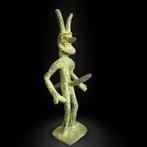 Beeld; Bronzen Ithyfallische Griekse Satyr, Ophalen of Verzenden, Zo goed als nieuw, Fantasy