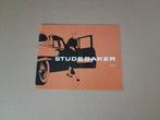 Folder: Studebaker President/ Commander/ Hawk (1957) NL, Verzenden, Gelezen, Overige merken