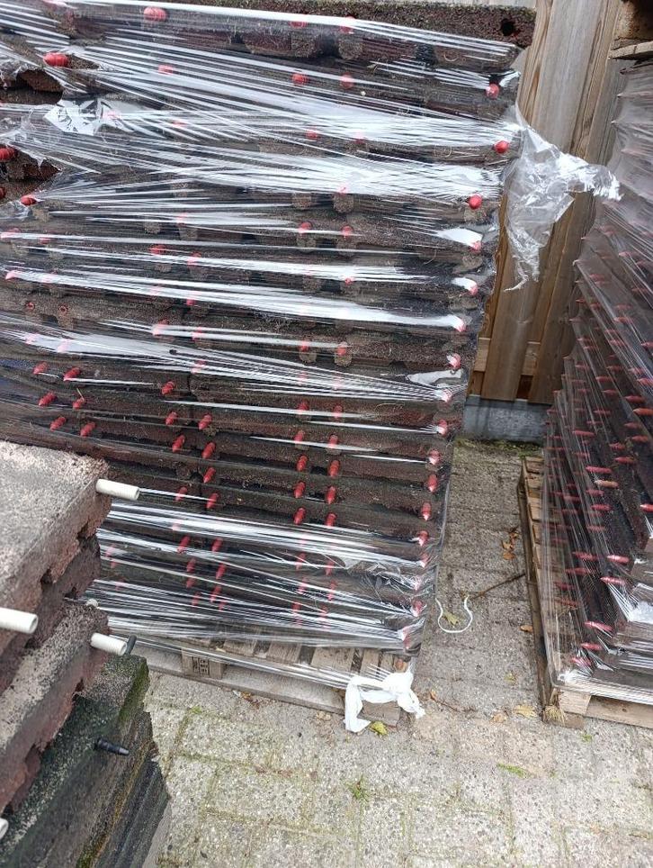 Rubberen tegels 50 x 50 x 6,5 cm, Dieren en Toebehoren, Stalling en Weidegang, Opfok, Stalling, Weidegang, Toebehoren