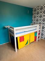 Flexa halfhoogslaper met matras 90x200, Ophalen, Gebruikt, Halfhoogslaper