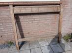 Oude steiger delen, staanders 15 stuks, hout, Doe-het-zelf en Verbouw, Hout en Planken, Ophalen, Gebruikt, Minder dan 25 mm, Plank