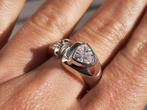 Vanoli - 925 zilveren design ring met witte topaas maat 18, 18 tot 19, Vanoli, Nieuw, Ophalen of Verzenden