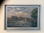 Hollansche luchten met Molen aan de Amstel ‘29., Ophalen of Verzenden