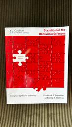 Statistics for the behavioral sciences, Boeken, Ophalen of Verzenden, Beta, Zo goed als nieuw, WO