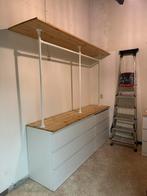 Ladekasten ikea met kleding rekken van steigerbuis, Huis en Inrichting, Ophalen, Gebruikt, 25 tot 50 cm, Minder dan 100 cm