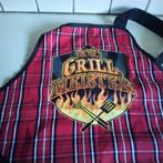 Schort  voor barbecue  met Schotse ruit  dubbelzijdig, Ophalen of Verzenden, Zo goed als nieuw