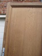 226hx96br Geloogd eiken paneeldeur, ook stoere schuifdeur, Ophalen