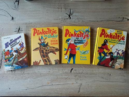 Kinderboeken 3 x Pinkeltje - Dick Laan + De Kameleon, Boeken, Kinderboeken | Jeugd | 10 tot 12 jaar, Zo goed als nieuw, Ophalen of Verzenden