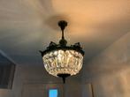 Vintage zakkroonluchter, Huis en Inrichting, Lampen | Kroonluchters, Ophalen, Gebruikt, Glas, Vintage antiek
