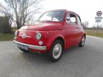 Fiat 500 F 1966 APK + WB VRIJ ZEER MOOIE AUTO, Achterwielaandrijving, Beige, Leder, Handgeschakeld