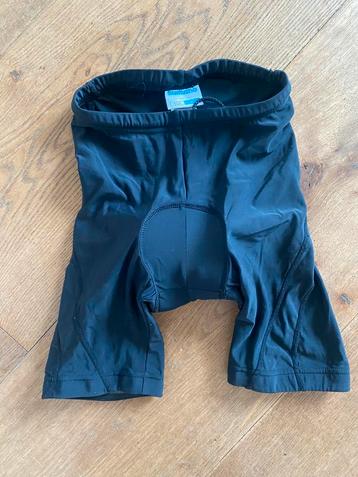 Fietsbroekje Zwart Shimano Maat KIDS XL beschikbaar voor biedingen