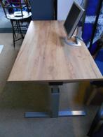 Gipsen bureaus 160 en 180 cm met nieuw blad, Ophalen, In hoogte verstelbaar, Zo goed als nieuw, Bureau