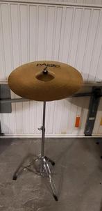 PAISTE 101 Brass 20” Ride cymbal met standaard, Muziek en Instrumenten, Ophalen of Verzenden, Gebruikt, Drums of Percussie