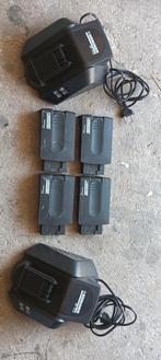 4x Kärcher accu's + 2x oplader, Ophalen of Verzenden