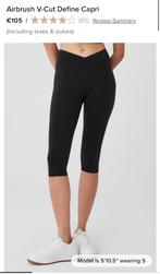 Alo Capri legging zwart nieuw maat XS, Zwart, Nieuw, Ophalen of Verzenden, Fitness of Aerobics