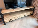 Mango hout tv meubel 4 lades, Ophalen, 150 tot 200 cm, Zo goed als nieuw, Minder dan 100 cm