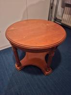 Salontafeltje. Bijzettafeltje., Ophalen, 50 tot 100 cm, 50 tot 75 cm, Rond