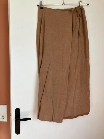 Lange linnen wikkelrok oud roze beige M/38 beschikbaar voor biedingen