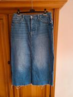 Lange spijkerrok, Kleding | Dames, Rokken, Blauw, Maat 42/44 (L), Zo goed als nieuw, Onder de knie