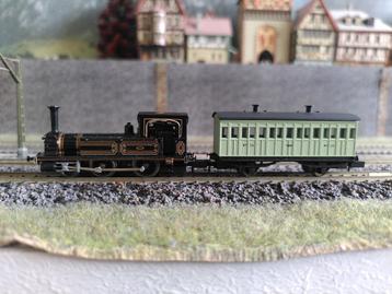 Micro Ace N A0270 A1 stoomlok + personenwagen beschikbaar voor biedingen