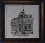 Tegel met lijst Poortugaal Gemeentehuis, Ophalen of Verzenden