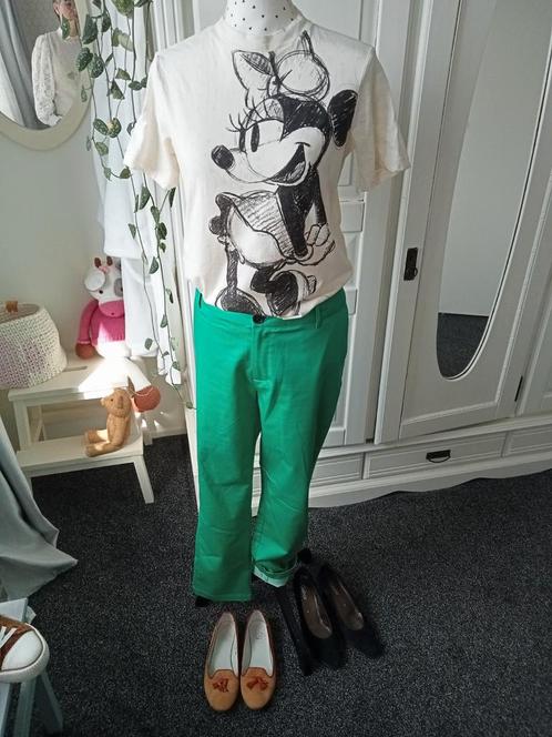 H&M " Minnie Mouse T-shirt maat S/M ", Kleding | Dames, T-shirts, Zo goed als nieuw, Maat 38/40 (M), Wit, Korte mouw, Ophalen of Verzenden