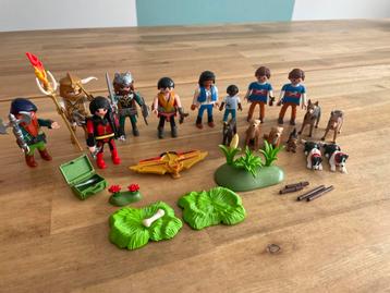Playmobil setje hondenuitlaatservice en krijgers beschikbaar voor biedingen
