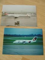 Foto's van Austrian Airlines MD80 & Crossair Bae146, Ophalen of Verzenden, Zo goed als nieuw, Kaart, Foto of Prent