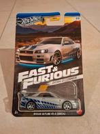 Hot Wheels Nissan Skyline GT-R R34 Custom, Uniek! F&F, Ophalen of Verzenden, Zo goed als nieuw, Auto