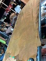 Cognac Vintage kleur halve huiden elke lap ruim 2.40m2 soepe, Verzenden, Nieuw, Katoen, 30 tot 120 cm
