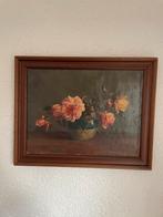 Schilderij met bloemen van J. Heynen in houten lijst, Ophalen
