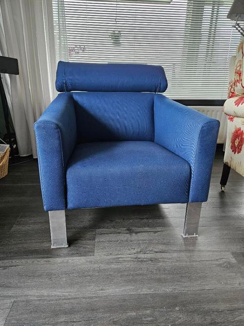 Leolux Patachou fauteuil., Huis en Inrichting, Fauteuils, Gebruikt, Metaal, Stof, Overige materialen, Ophalen
