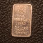 Zilveren baar 5g - 999.0 fijn zilver, Postzegels en Munten, Edelmetalen en Baren, Ophalen of Verzenden