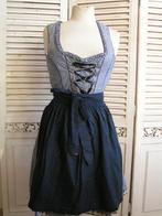 tiroler dirndl jurk en schort maat 36 nr DD 1009, Carnaval, Zo goed als nieuw, Kleding, Maat 36 (S)