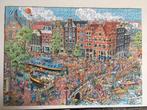 puzzel Fleroux, Cities of the world: Amsterdam, Hobby en Vrije tijd, Denksport en Puzzels, Ophalen of Verzenden, 500 t/m 1500 stukjes
