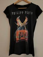 Philipp Plein T-shirt Zwart Print Pumps Maat M/L, Kleding | Dames, T-shirts, Maat 38/40 (M), Zwart, Ophalen of Verzenden, Zo goed als nieuw