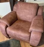 fauteuil stof roestbruin van kleur, Huis en Inrichting, Fauteuils, Ophalen, 75 tot 100 cm, Zo goed als nieuw, 75 tot 100 cm