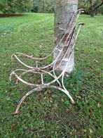 Antiek Frans ijzeren onderstel tuinbank, Ophalen