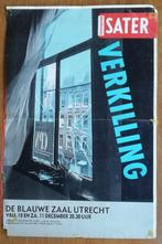 Poster toneelgroep SATER VERKILLING, Ophalen of Verzenden, Gebruikt, Rechthoekig Staand